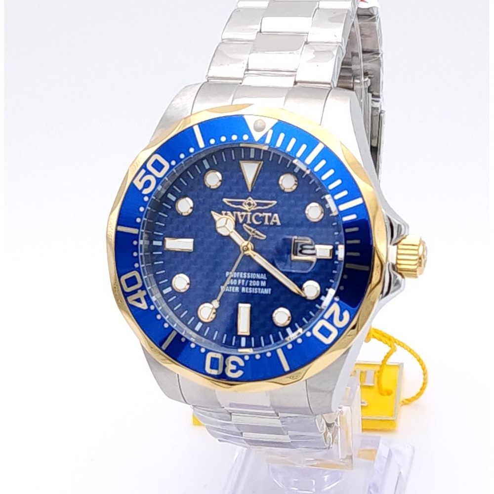 Invicta Grand Diver 12566 Blue Gold Watch 47mm‎